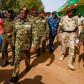 General Jamal Omar (C) of Sudan's ruling military council can be seen July 4, 2019