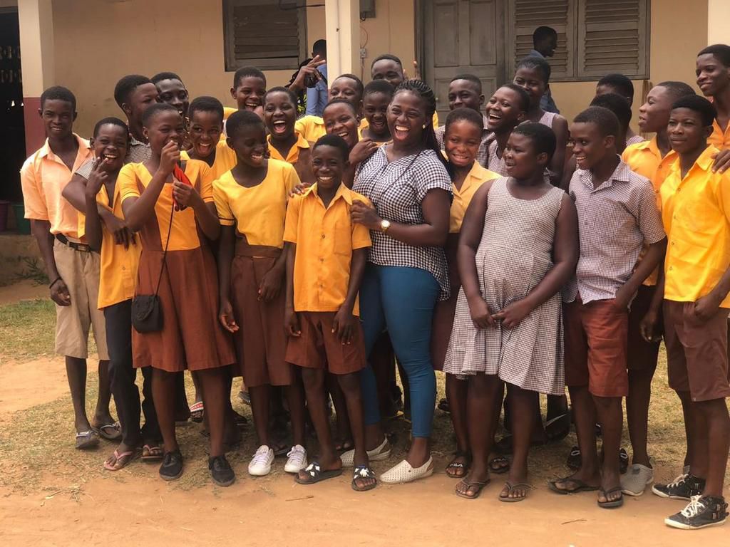 Good samaritan donates computers to Volta region’s community where women don’t give birth