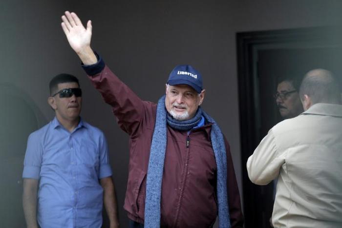 Former Panama president Ricardo Martinelli, pictured in June, is accused of spying on political foes, graft and embezzlement