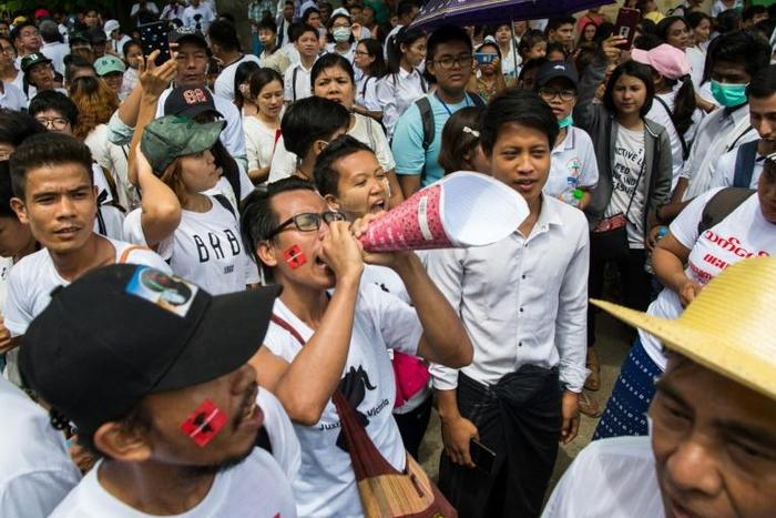 Protesters are demanding justice for a two-year-old girl who was raped in Myanmar's capital Naypidaw in May