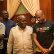 President Akufo-Addo and Black Stars captain, Andre Ayew