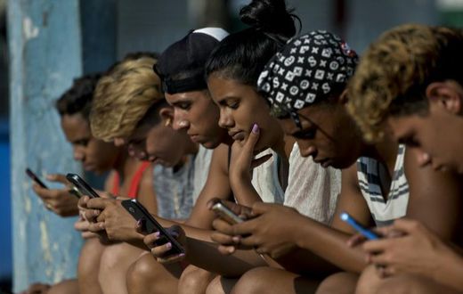 As Cubans like these young people seen recently in Havana enjoy increasing internet connectivity, the government plans to maintain tight controls