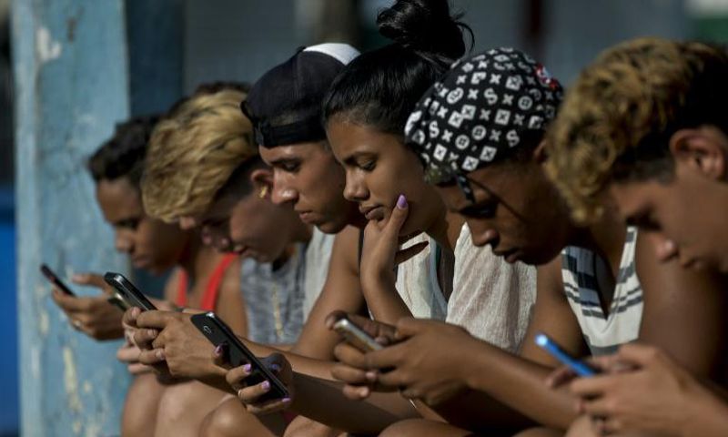 As Cubans like these young people seen recently in Havana enjoy increasing internet connectivity, the government plans to maintain tight controls
