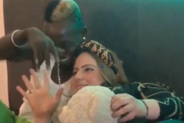 Patapaa and German girlfriend