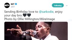 BET birthday wish