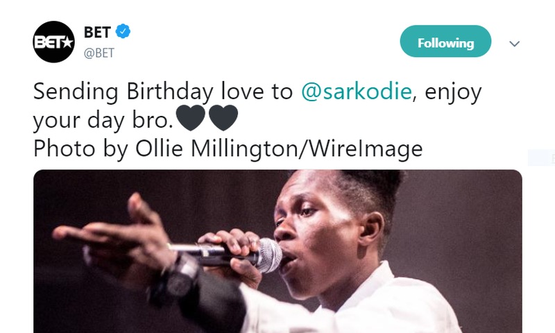 BET birthday wish