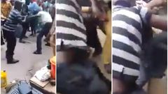 Onlookers cheer as two 'street' pastors fight in Kumasi