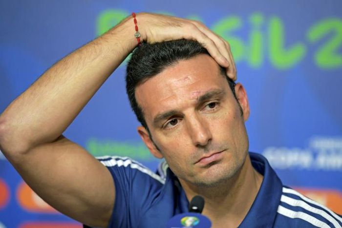 Argentina coach Lionel Scaloni says the mood is positive ahead of the must-win Copa America clash with Qatar