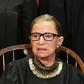 Ruth Bader Ginsburg, pictured November 2018, presided over a mock trial for the Greek tragic heroine Electra