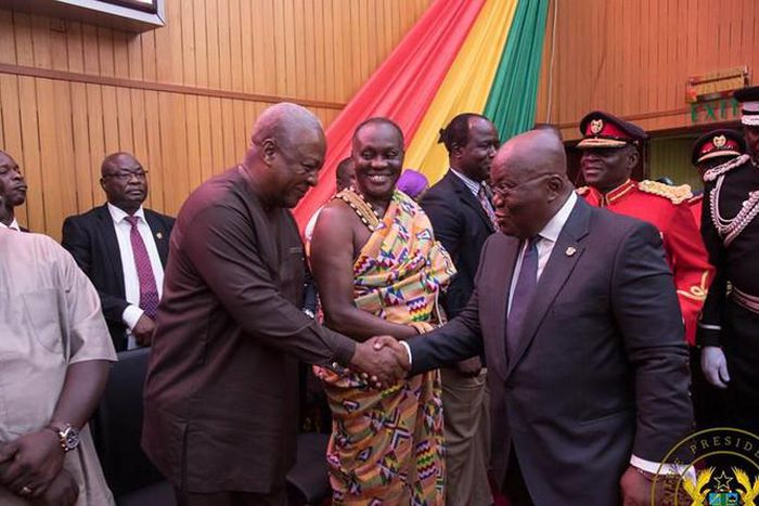 John Mahama and Nana Addo