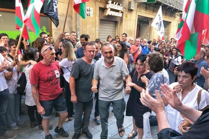 Welcome receptions for convicted ETA members who leave jail are common in the Basque region and neighbouring Navarra, which is partly Basque-speaking