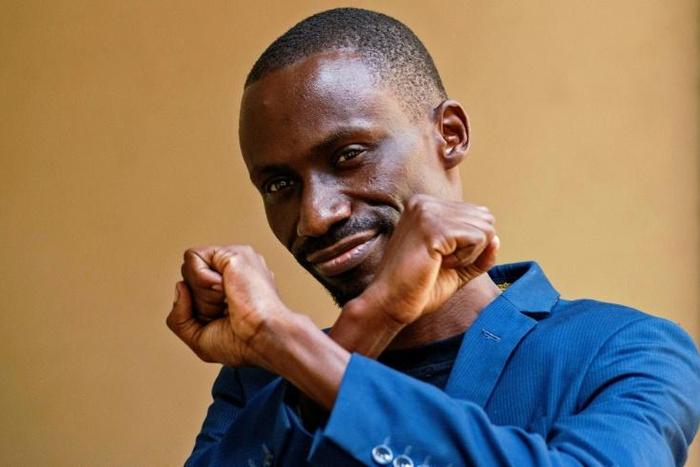 Defiant: Maxence Melo, pictured in December 2016 prior to a court appearance in Dar es Salaam