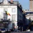 A Belgian soldier guards the US embassy in Brussels in 2015