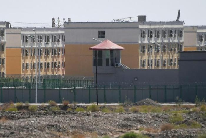 Experts and human rights groups say more than one million Uighurs and other mostly Muslim minorities are held in a network of camps in Xinjiang