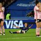 Florencia Bonsegundo was overjoyed after scoring. The Scots were stunned.