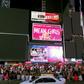 Billboards in Times Square are dark during a power outage in New York on July 13, 2019