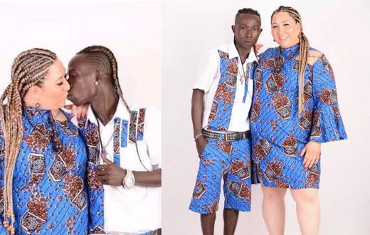 Patapaa with his girlfriend