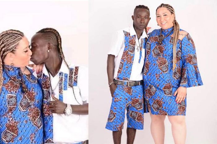 Patapaa with his girlfriend
