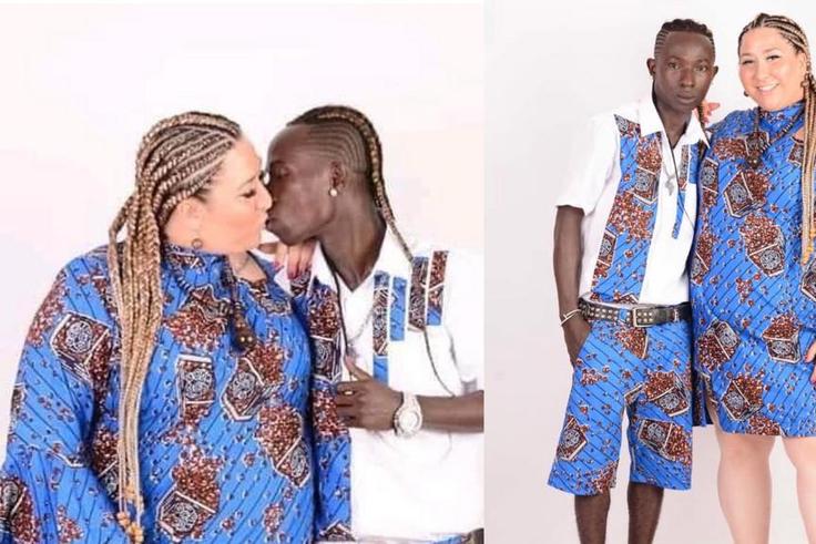 Patapaa with his girlfriend