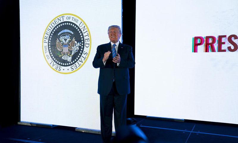 Trump Got Onstage With a Fake Presidential Seal. Here's What We Know.