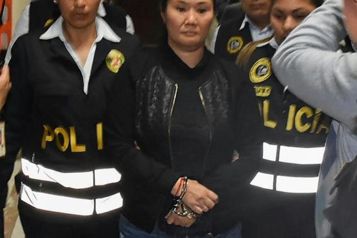 Peruvian opposition leader Keiko Fujimori, daughter of jailed former president Alberto Fujimori, has been detained since October 31, 2018 awaiting trial in a corruption case involving Brazilian construction giant Odebrecht