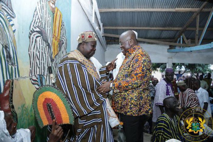 Bawku Naba with Nana Addo