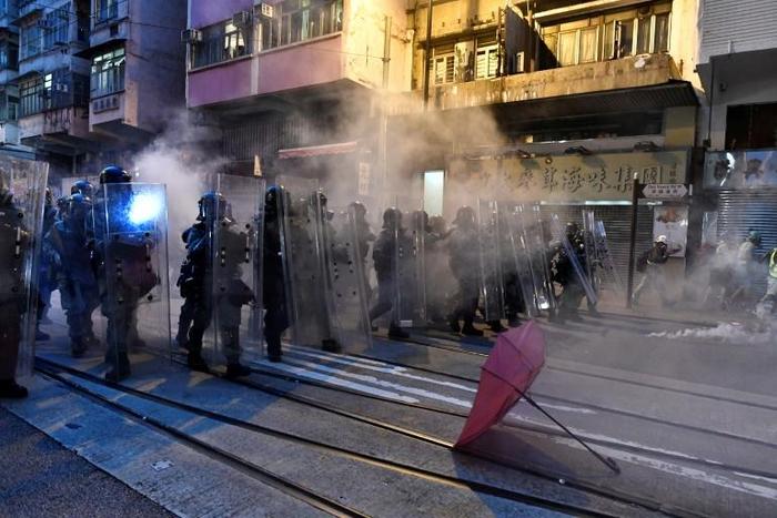 Protesters battled riot police firing tear gas and rubber bullets on two consecutive days over the weekend