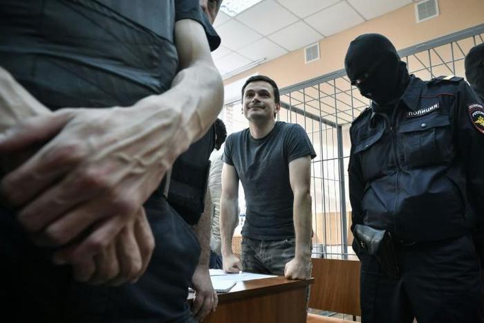 Russian opposition member Ilya Yashin was sentenced to a second period of 10 days in jail for demonstrating without unauthorisation