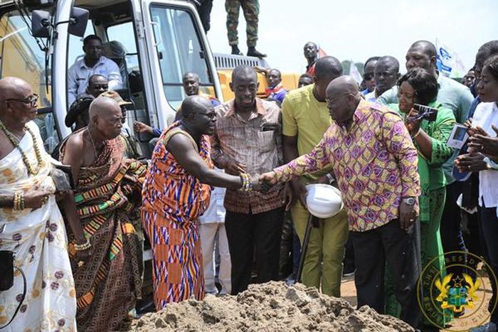Nana Addo with Awulae Attibrukusu