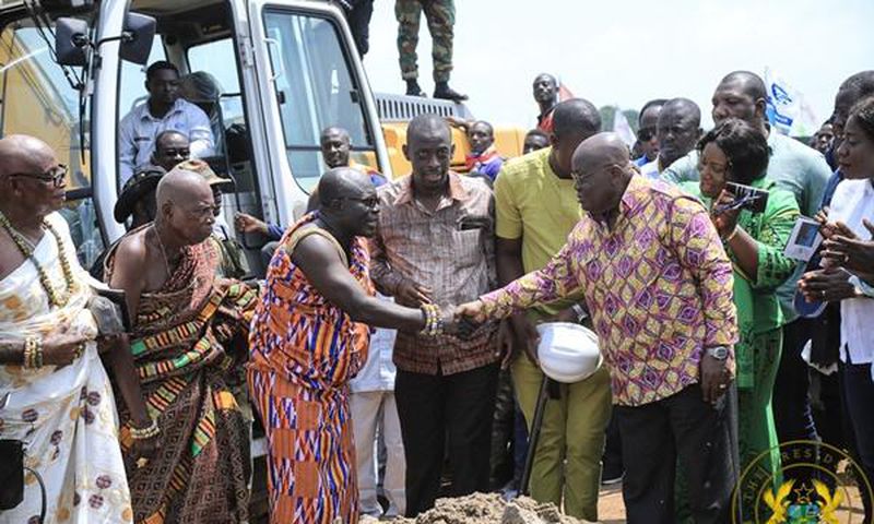 Nana Addo with Awulae Attibrukusu