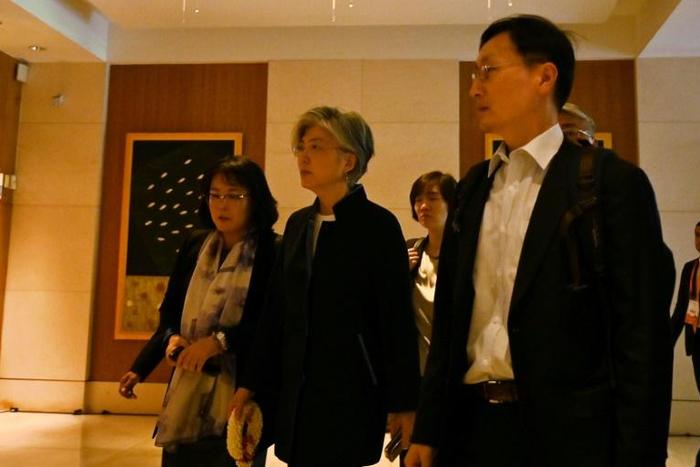 Seoul's foreign minister Kang Kyung-wha warned the renewal of a military intelligence-sharing agreement between the countries could be jeopardised by the row