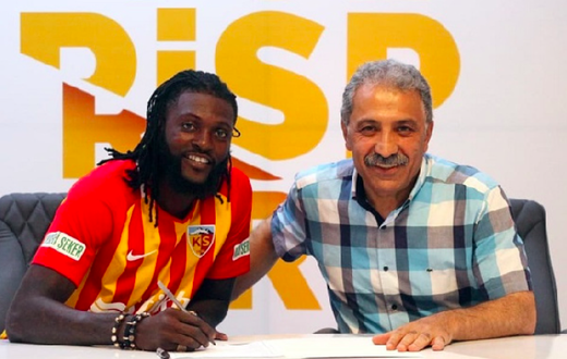 Emmanuel Adebayor joins Kayserispor