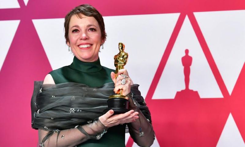 Olivia Colman was awarded the CBE by the queen to mark her 93rd birthday