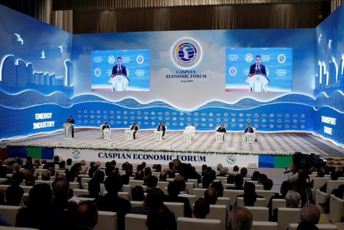 Berdymukhamedov made a speech at the economic forum of the five littoral states of the Caspian Sea
