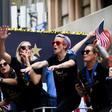 Members of the US Women's World Cup championship squad enjoyed a New York tickertape parade but a spokesperson for the players said that mediation talks on equal pay with the US men's team with the US Soccer Federation were over with no deal