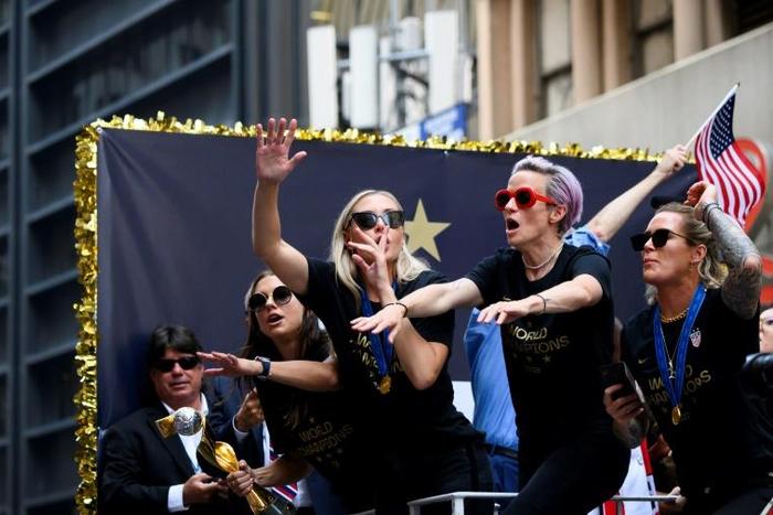 Members of the US Women's World Cup championship squad enjoyed a New York tickertape parade but a spokesperson for the players said that mediation talks on equal pay with the US men's team with the US Soccer Federation were over with no deal