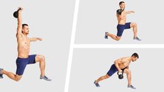 This Lawnmower Kettlebell Flow Cuts Through Fat