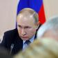 Russian President Vladimir Putin chairs a meeting on wildfires in Russia's Zabaikalsky region in Chita on April 25, 2019
