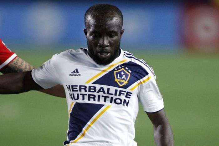 Ema Boateng scores his first goal of the season for LA Galaxy