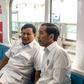 The two men rode the newly-inaugurated mass rapid transit (MRT) system together in Jakarta