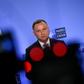 Polish President Andrzej Duda, seen speaking at a NATO conference in June, has pushed strongly for a permanent US military presence in his country