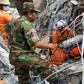 Three Chinese nationals and a Cambodian landowner have been held for questioning over the building collapse
