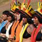 Brazilian indigenous women march in Brasilia to demand that the government protect the Amazon rainforest