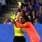 Goalkeepers will not be booked for coming off their line in penalty shootouts in the knockout stages of the women's World Cup