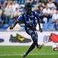 Gambia forward Musa Barrow scores for Atalanta in an Italian Serie A match this season