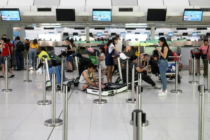 The airport protest is the latest escalation in a 10-week political crisis that has gripped Hong Kong