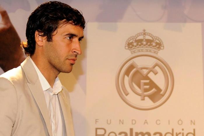 Former striker Raul (pictured June 2010) has been promoted after gaining experience with Real Madrid's academy and under-18 sides