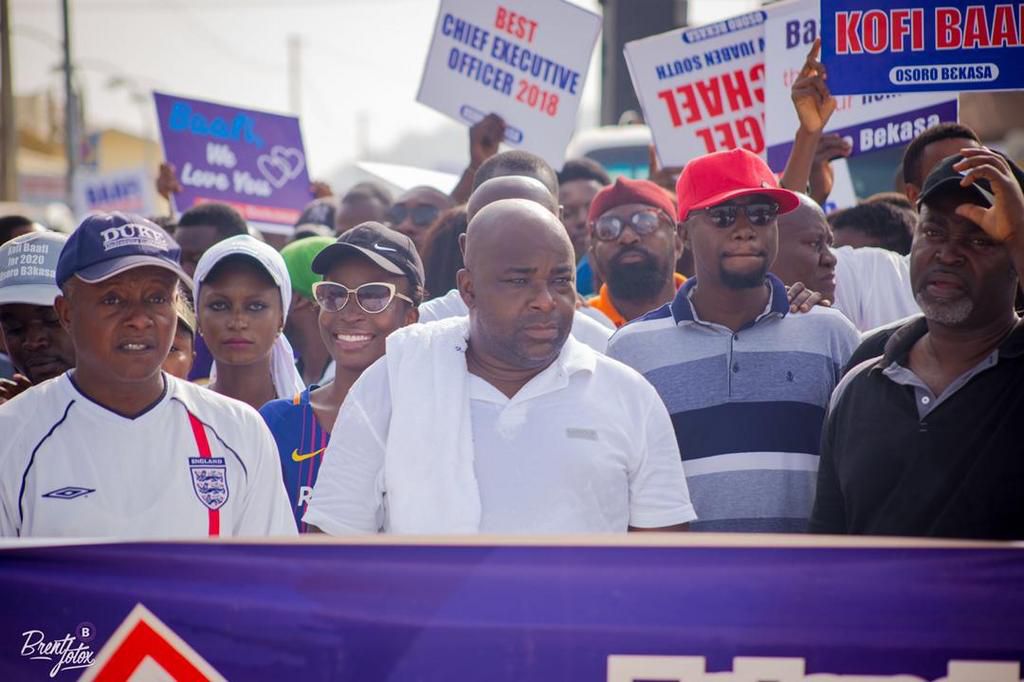 The Constituency, has seen a lot of the activities led by Michael Kofi Okyere Baafi lately with the most recent, being a health walk held in April this year