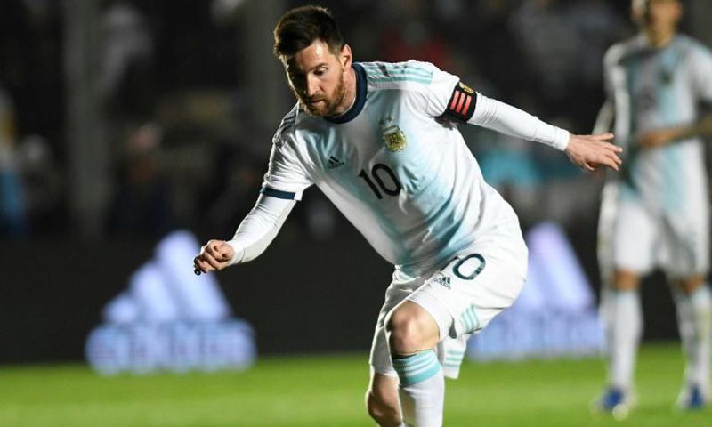 Argentina's Lionel Messi scored twice during the friendly against Nicaragua in San Juan, Argentina