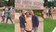 Afia Schwarzengger and sons at KHS
